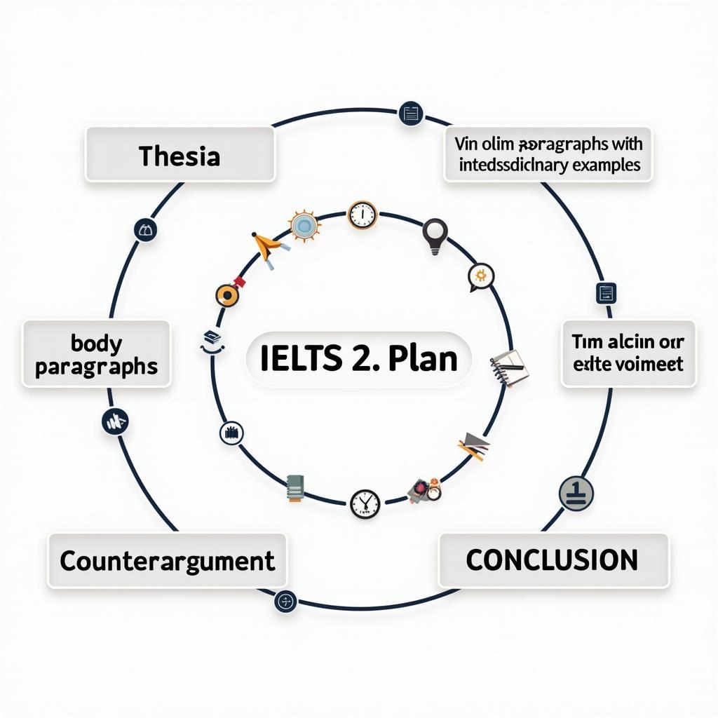 Sơ đồ chiến lược viết bài mẫu IELTS Task 2 về hợp tác liên ngành trong khoa học