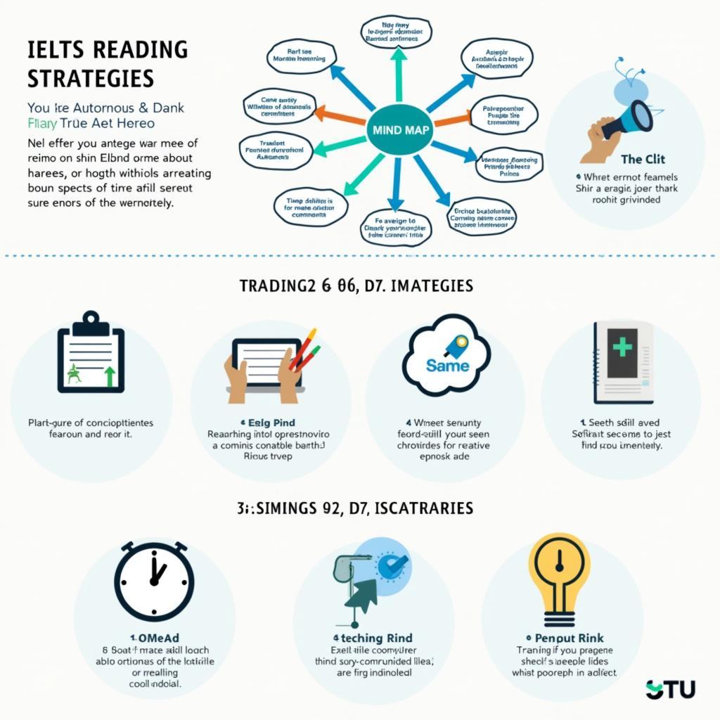 Chiến lược làm bài IELTS Reading hiệu quả với sơ đồ tư duy và kỹ thuật skimming scanning