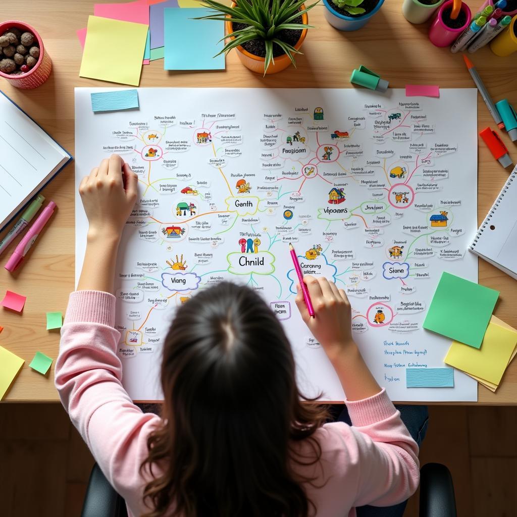 Học viên áp dụng chiến lược học từ vựng theo cụm và mindmap