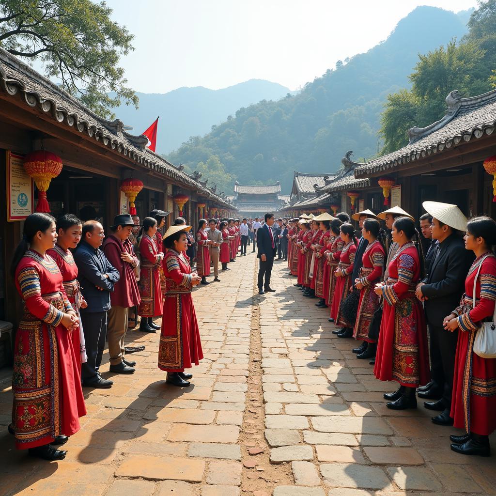 Chính phủ Việt Nam hỗ trợ tổ chức lễ hội truyền thống dân tộc thiểu số với cơ sở hạ tầng