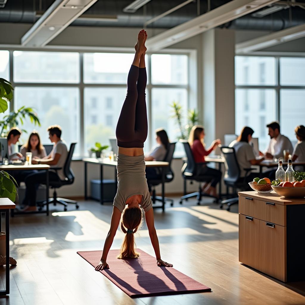 Chương trình chăm sóc sức khỏe người lao động trong văn phòng hiện đại