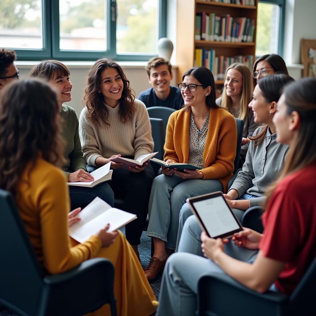 Học sinh từ các nền văn hóa khác nhau cùng tham gia chương trình đọc hợp tác xuyên văn hóa và trao đổi sách