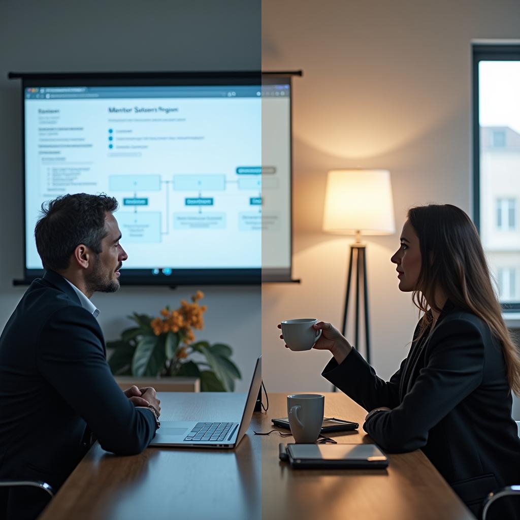 So sánh chương trình mentorship chính thức và các mối quan hệ tự nhiên trong môi trường công việc