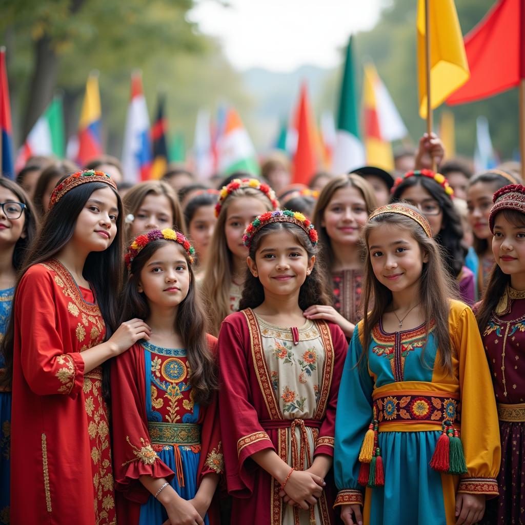 Sinh viên quốc tế tham gia chương trình trao đổi văn hóa thúc đẩy hòa bình toàn cầu