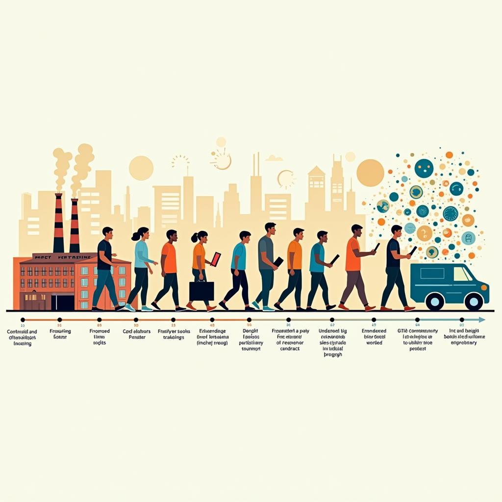 Sự chuyển đổi từ kinh tế công nghiệp sang kinh tế dịch vụ ảnh hưởng đến an ninh tài chính của người lao động