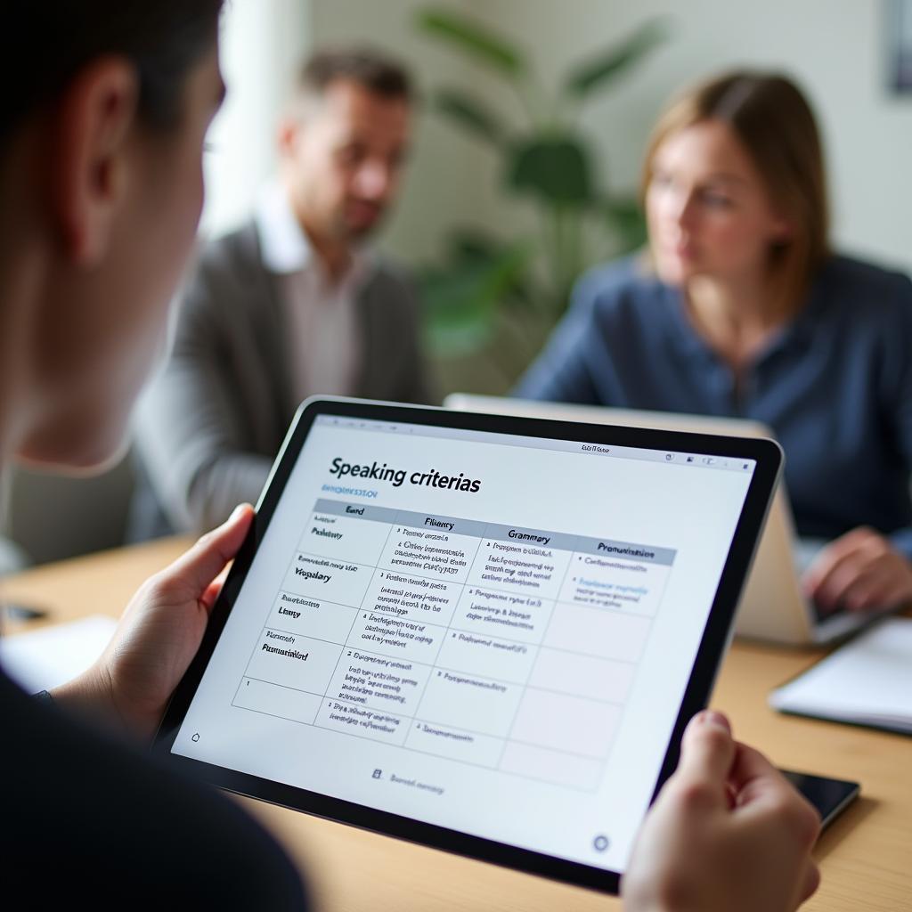 Chuyên gia IELTS đang phân tích chi tiết các tiêu chí chấm điểm Speaking về chủ đề reliability