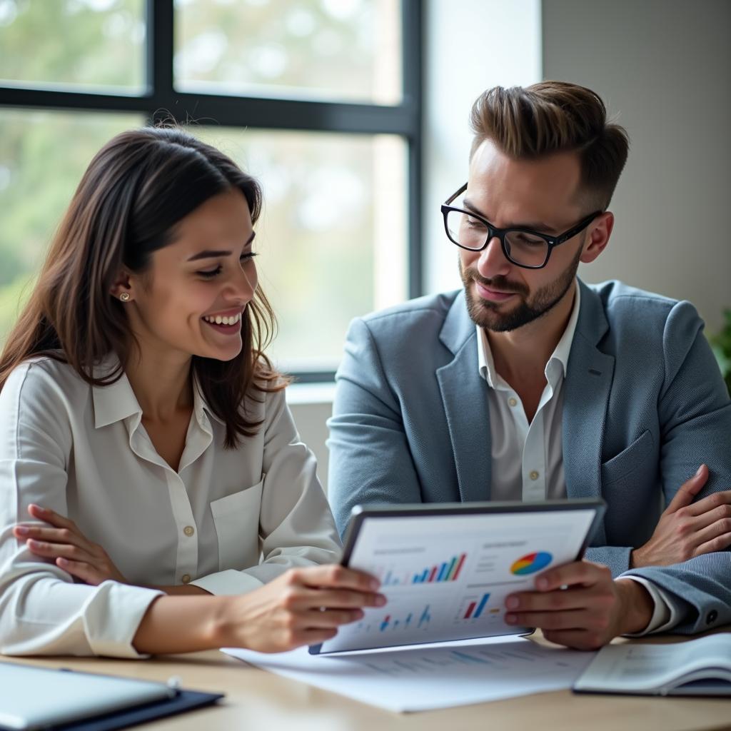 Chuyên gia tài chính đang tư vấn về quỹ dự phòng khẩn cấp cho người làm việc tự do