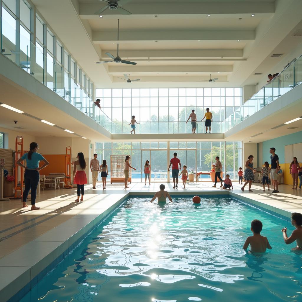 Cơ sở thể thao miễn phí giúp cải thiện sức khỏe cộng đồng và tạo không gian kết nối xã hội