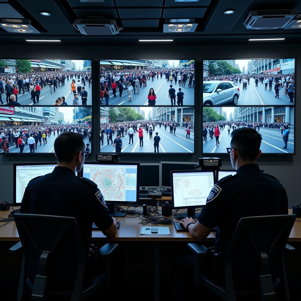 Công nghệ trí tuệ nhân tạo AI đang được ứng dụng rộng rãi trong lực lượng cảnh sát hiện đại để phát hiện tội phạm