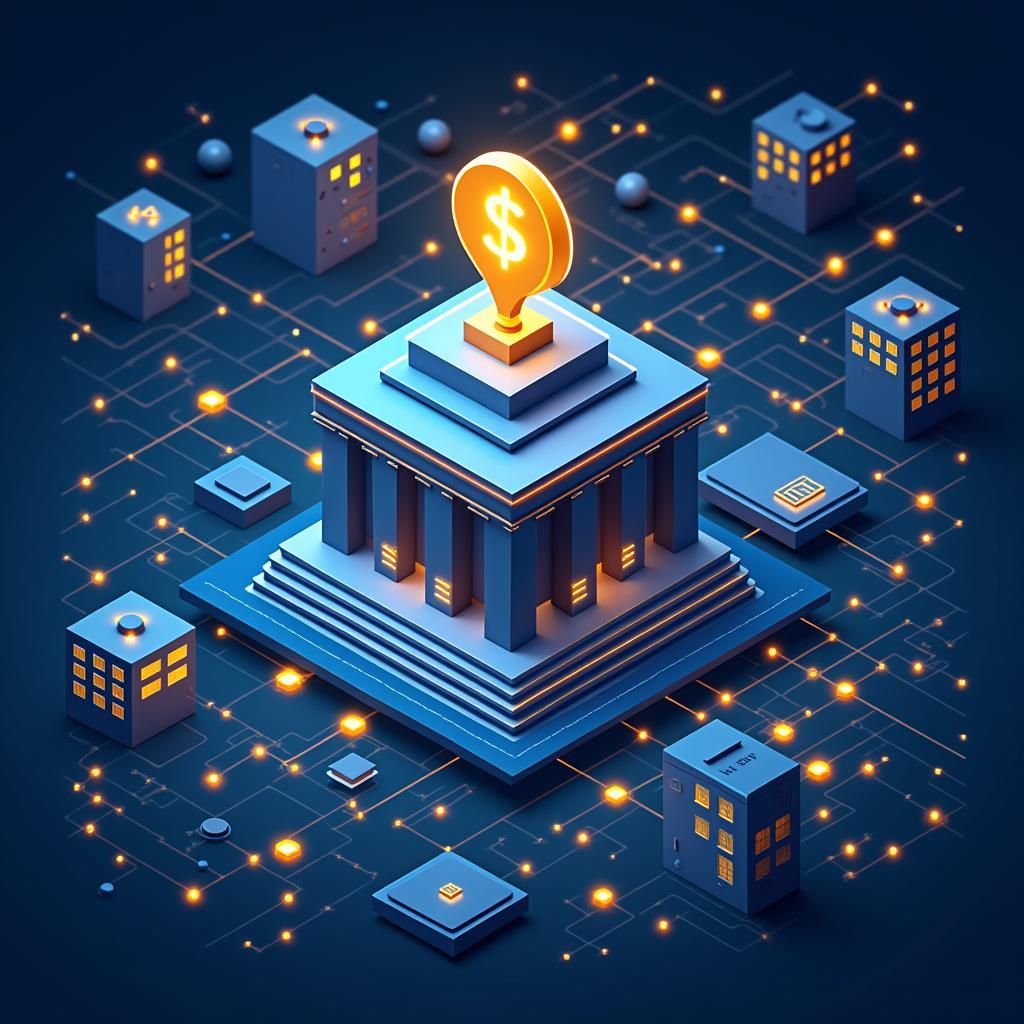 Công nghệ blockchain đang cách mạng hóa hệ thống ngân hàng và giao dịch tài chính toàn cầu hiện đại