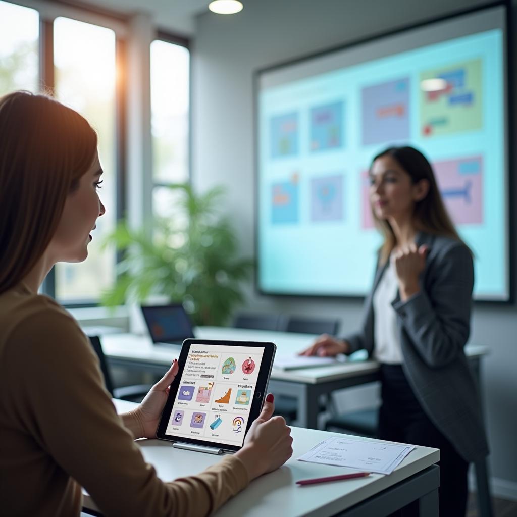 Công nghệ hiện đại trong giảng dạy ngoại ngữ với ứng dụng AI và video call