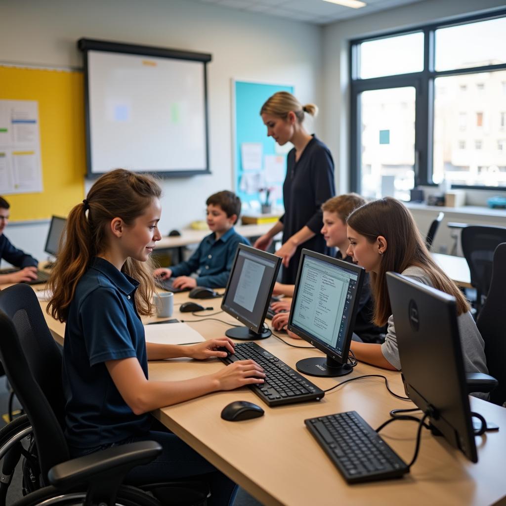 Công nghệ hỗ trợ và thiết bị đặc biệt cho học sinh khuyết tật trong lớp học