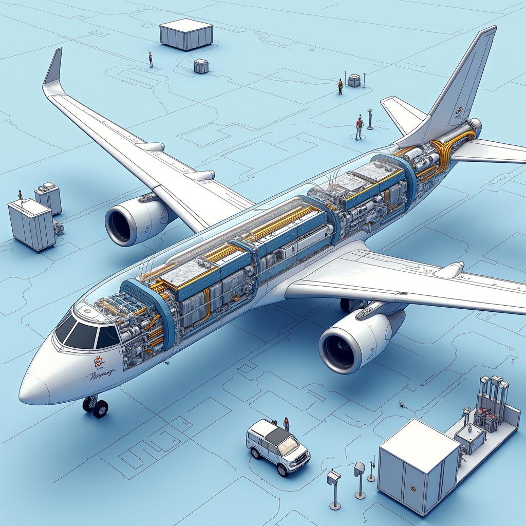 Công nghệ pin và hệ thống sạc cho máy bay điện trong IELTS Reading về hàng không xanh