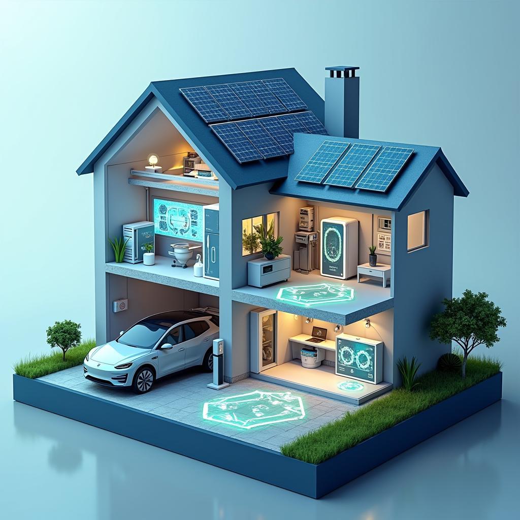 Công nghệ quản lý năng lượng thông minh cho ngôi nhà tương lai bền vững