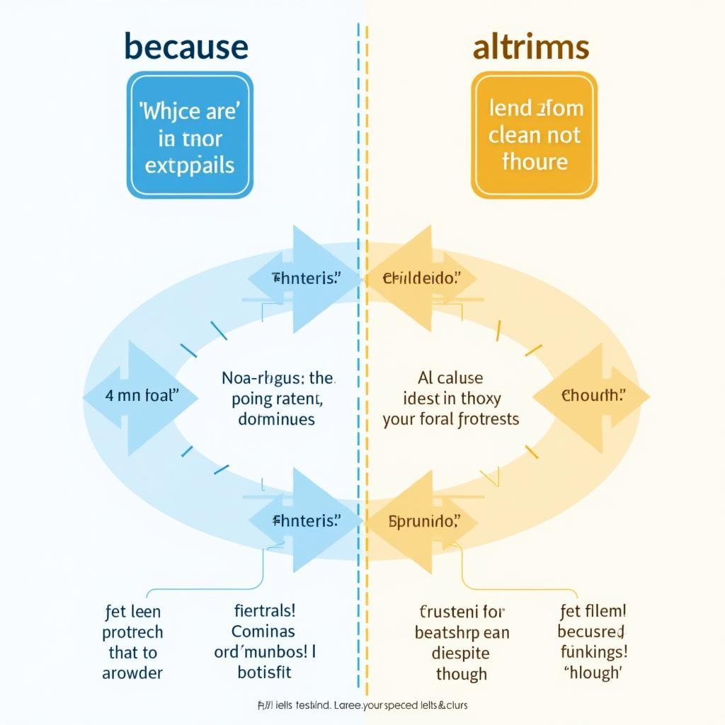 Công thức chi tiết sử dụng Because và Although trong IELTS Writing Task 2