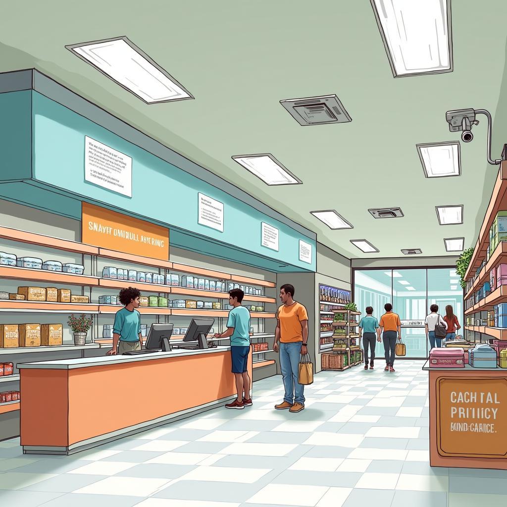 Cửa hàng không thu ngân và AI trong bán lẻ truyền thống, phân tích band điểm