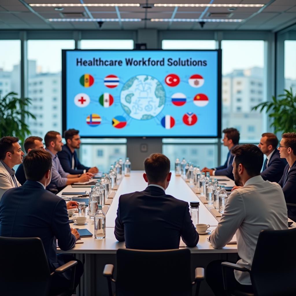 Cuộc họp quốc tế các bác sĩ và y tá thảo luận hợp tác