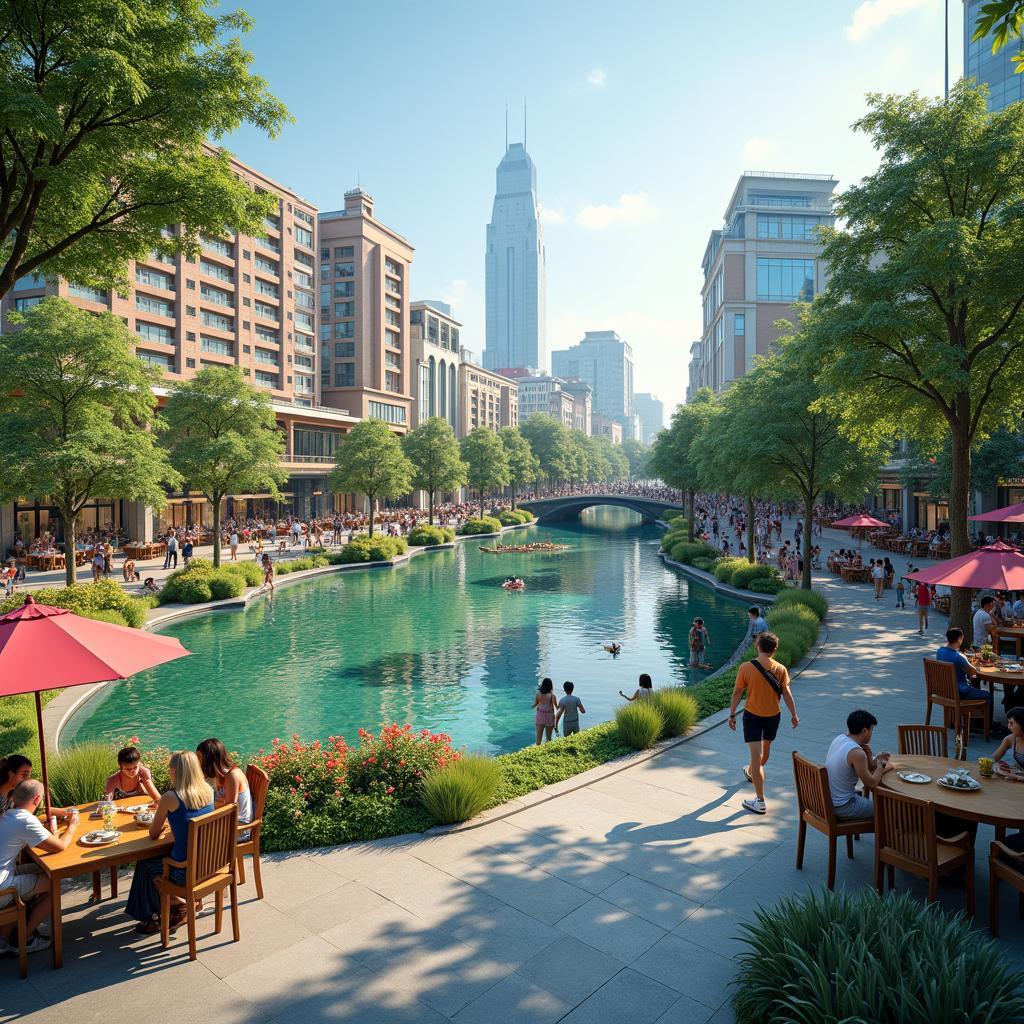 Các địa điểm giải trí phổ biến trong thành phố Việt Nam cho chủ đề IELTS Speaking