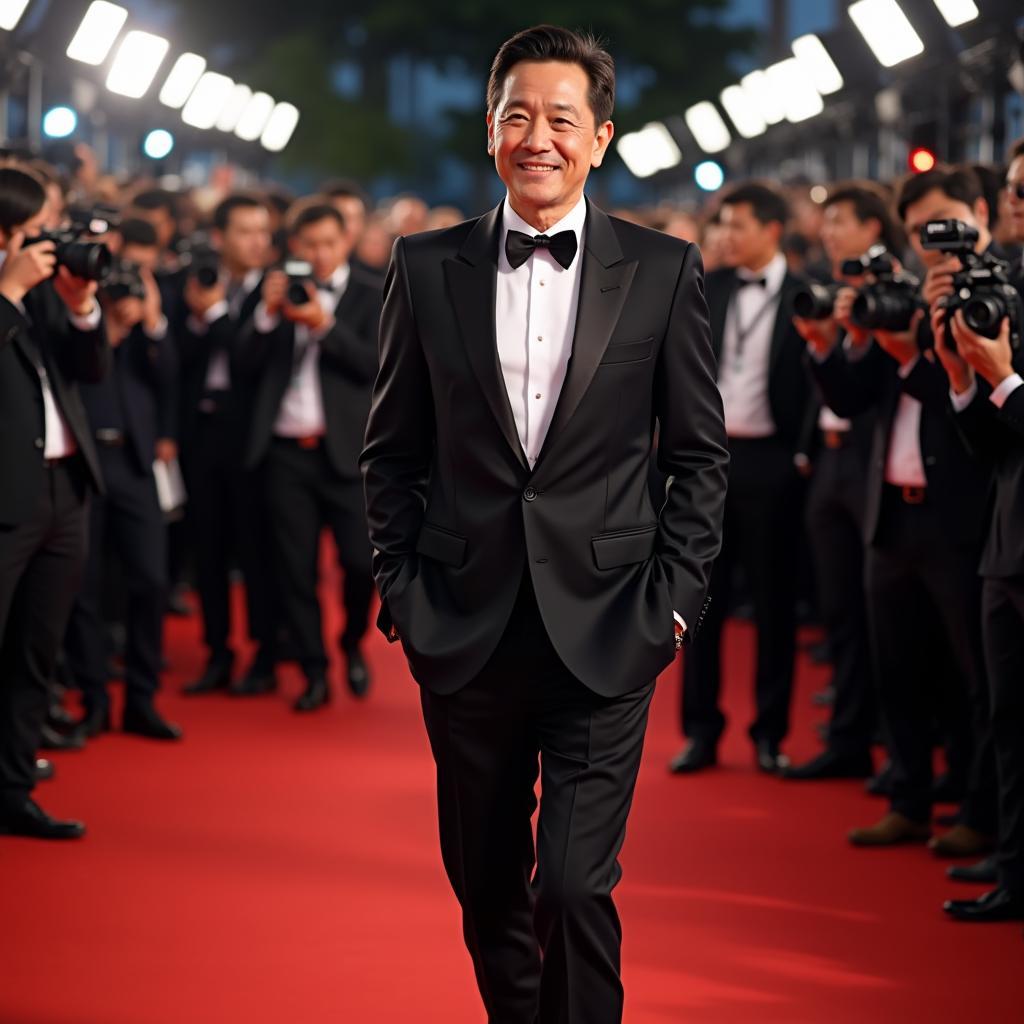 Diễn viên nổi tiếng Việt Nam tự tin trên thảm đỏ sự kiện điện ảnh quốc tế