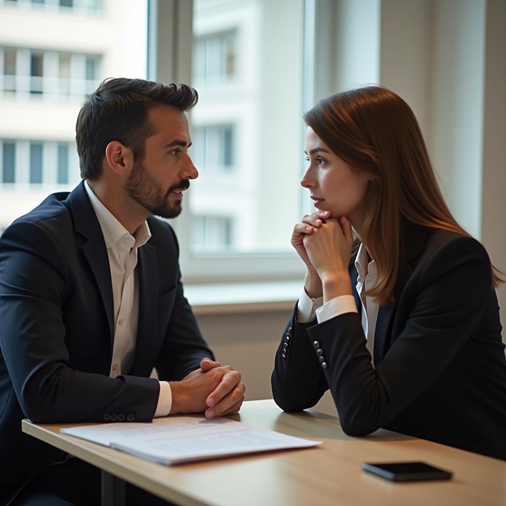 Giám khảo và thí sinh trao đổi sâu trong Part 3 về vai trò người truyền cảm hứng