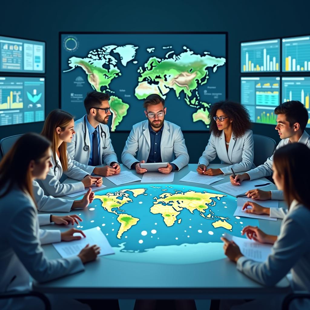 Các chuyên gia đa ngành làm việc cùng nhau giải quyết vấn đề toàn cầu