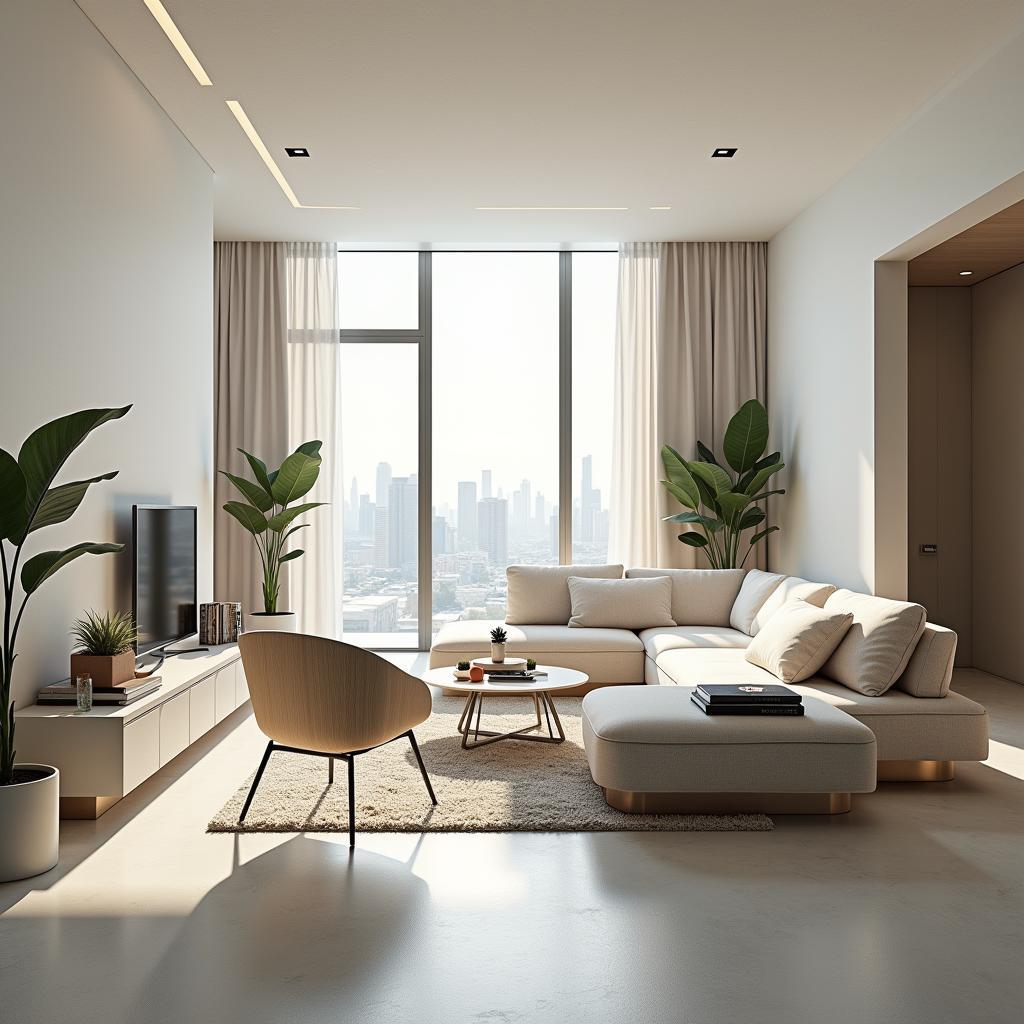 Thiết kế nội thất thông minh và mô-đun trong tương lai với công nghệ tích hợp