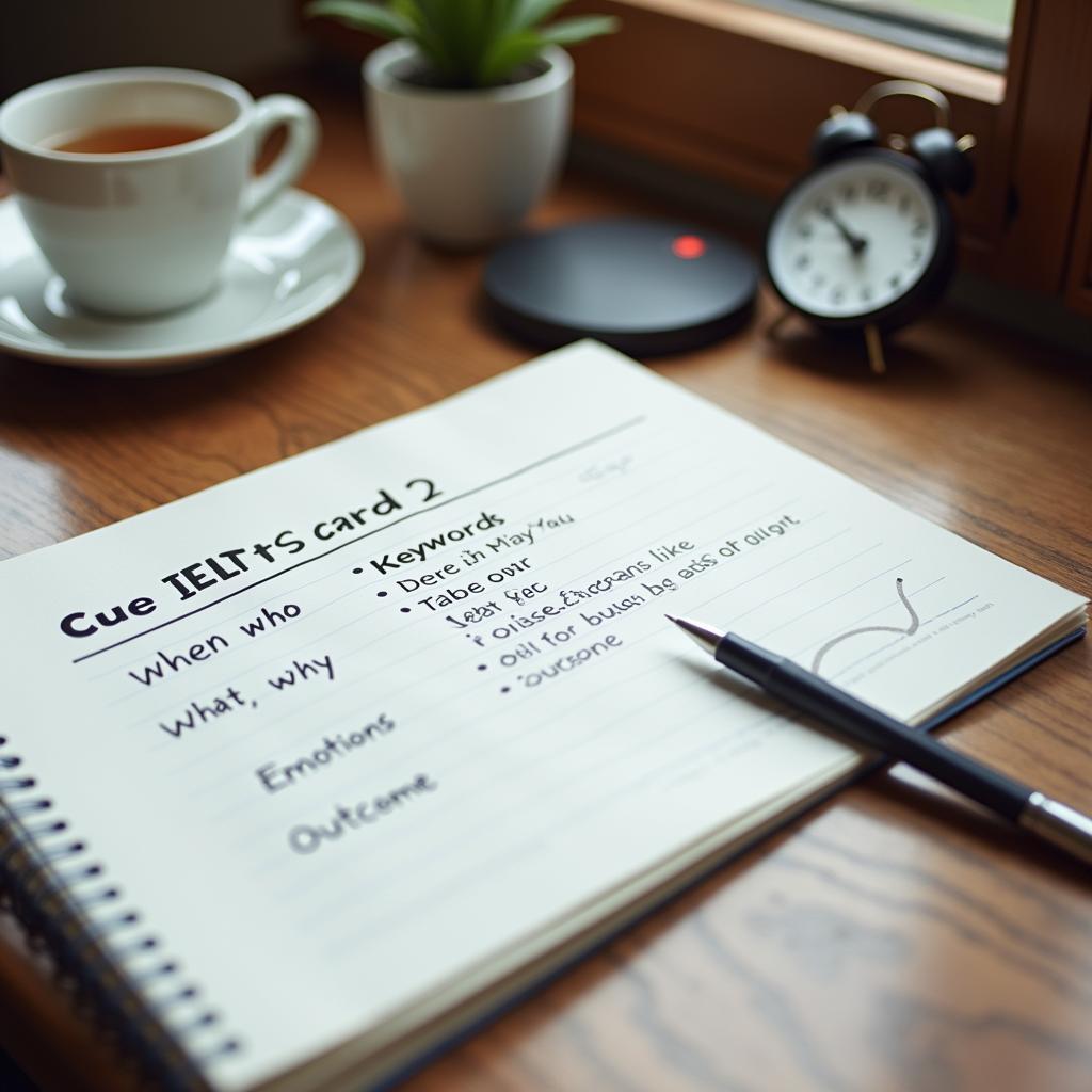 Ghi chú Part 2 để nói về describe a time when you had to rely on others for help