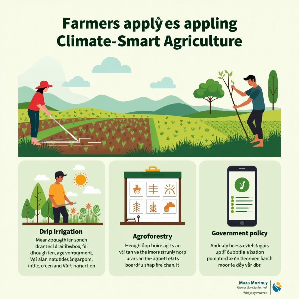 how to combat the effects of climate change on agriculture trong IELTS Writing Task 2