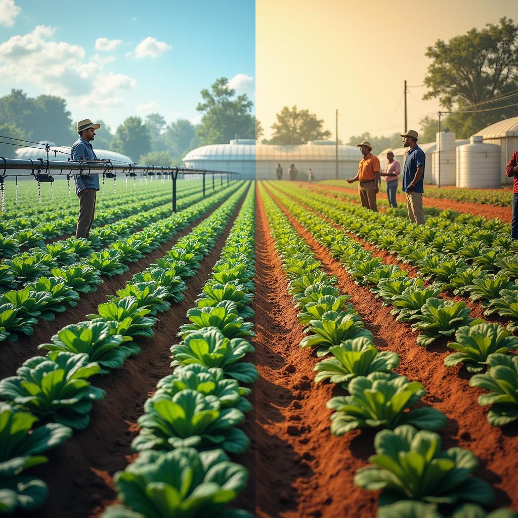 Các giải pháp nông nghiệp thích ứng với biến đổi khí hậu cho IELTS Writing Task 2