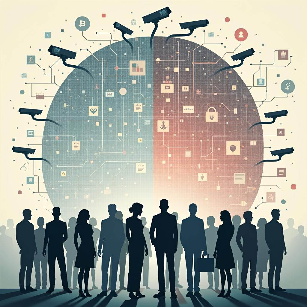 Minh họa giám sát kỹ thuật số và quản trị dữ liệu trong bài IELTS Reading nâng cao