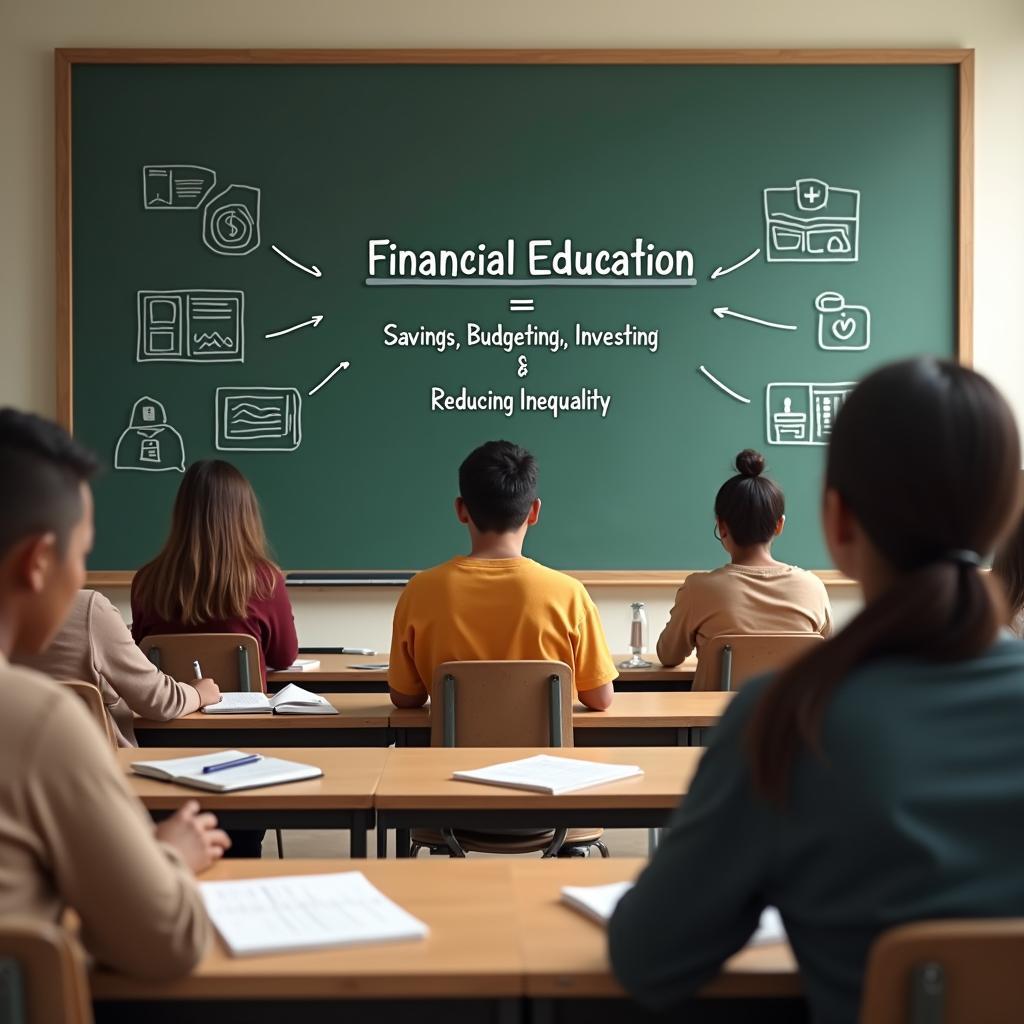 Minh hoa chu de importance of financial education in reducing inequality va chien luoc viet Task 2