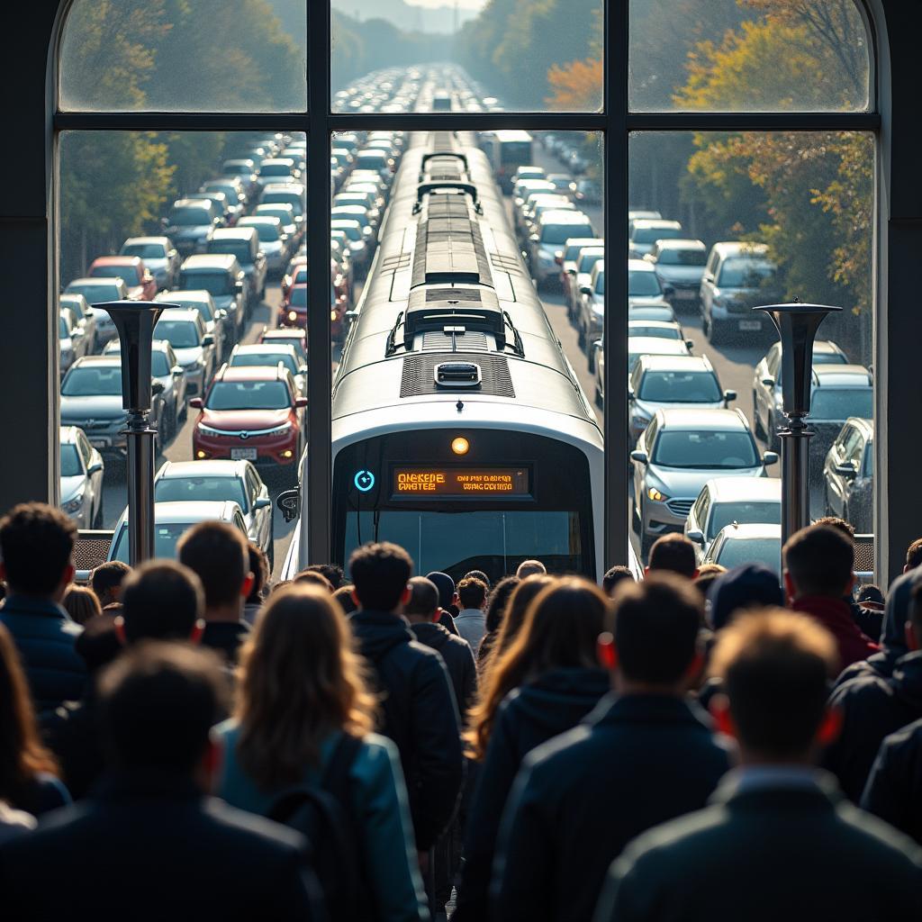 Hệ thống giao thông công cộng hiện đại giúp giảm tắc nghẽn đô thị hiệu quả