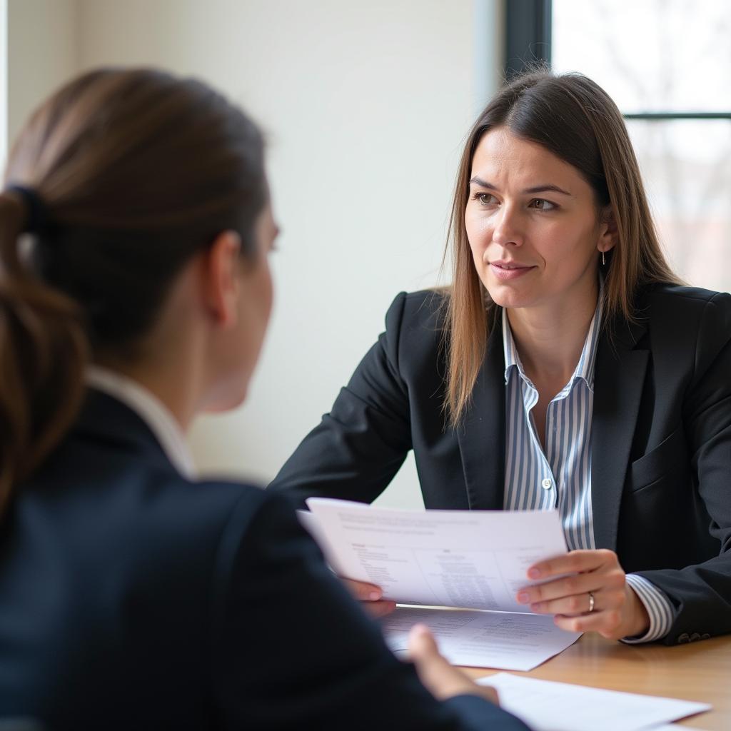 Giám khảo IELTS đánh giá thí sinh trong Part 3 với câu hỏi thảo luận trừu tượng