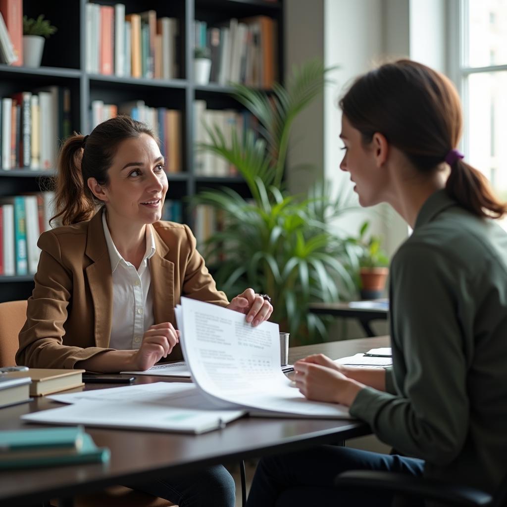 Giảng viên đại học đóng vai trò người hướng dẫn quan trọng trong câu chuyện IELTS Speaking Part 2