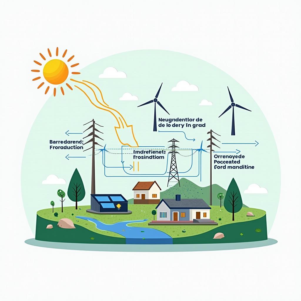 Hệ thống điện lưới thông minh ứng phó với biến đổi khí hậu trong bài thi IELTS Reading về năng lượng