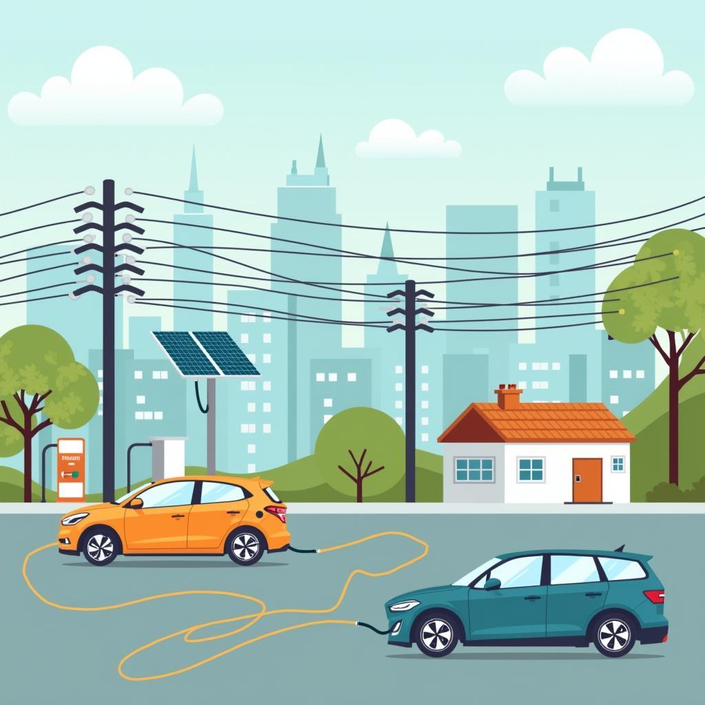 Hệ thống tích hợp phương tiện điện và lưới điện thông minh với công nghệ V2G