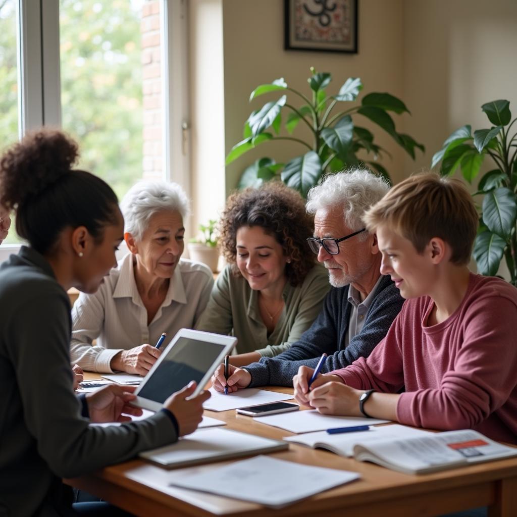 Chương trình hỗ trợ cộng đồng giúp người gặp khó khăn trong thích nghi với thay đổi công nghệ và xã hội