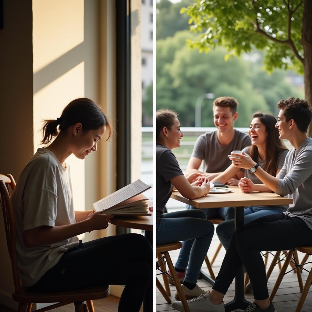 Sự cân bằng giữa hoạt động giải trí cá nhân và tập thể trong lối sống người Việt