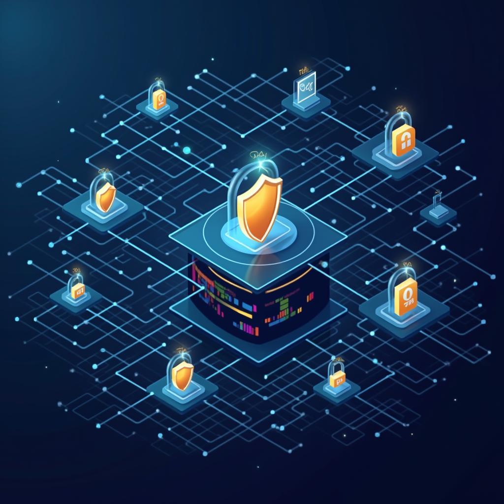 Thuật toán học máy trong hệ thống bảo mật mạng hiện đại với AI phát hiện mối đe dọa