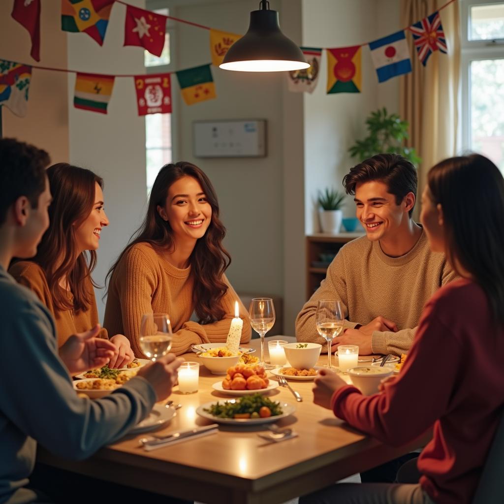 Học sinh tham gia chương trình trao đổi quốc tế trải nghiệm văn hóa mới cùng gia đình bản xứ