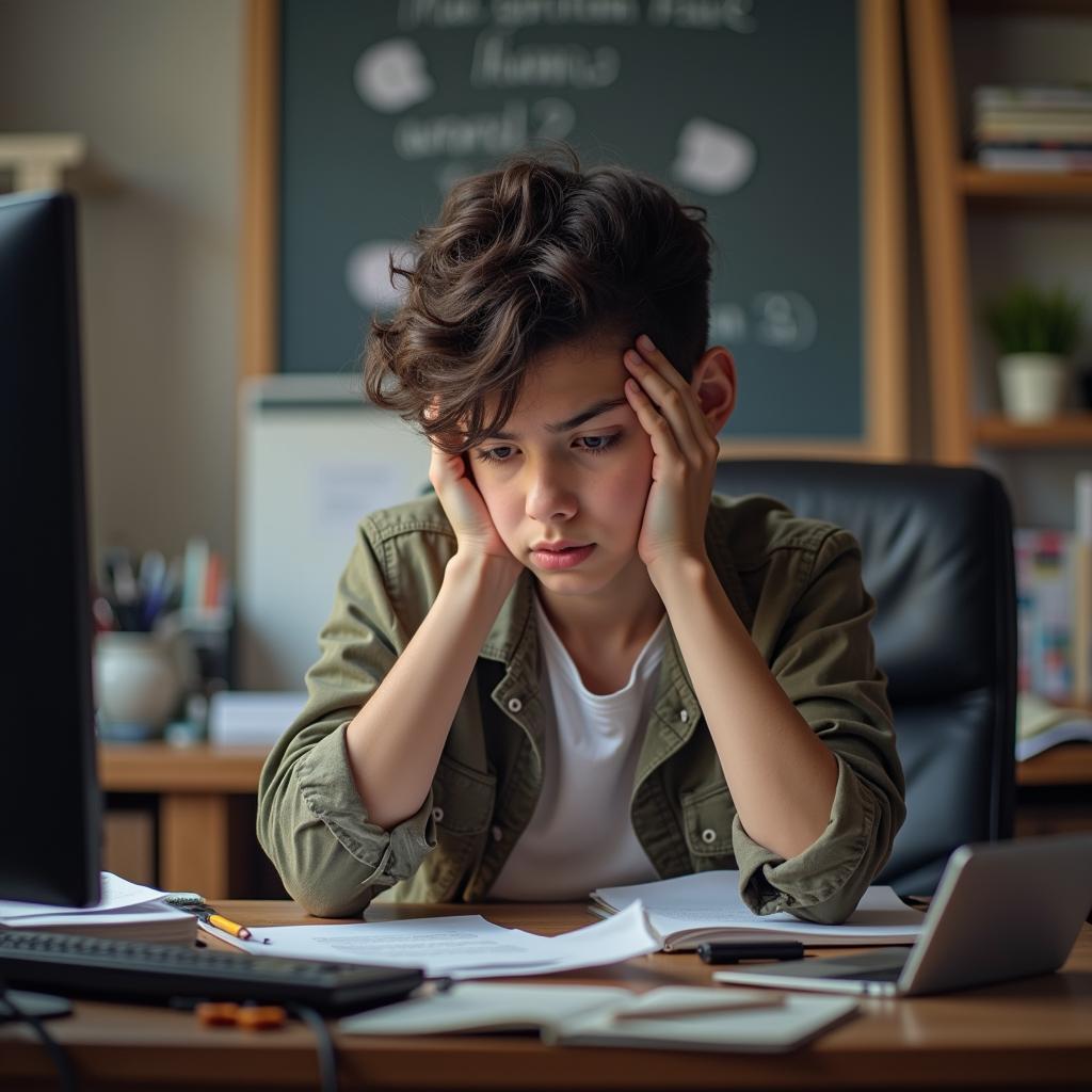 Học sinh gặp khó khăn khi học trực tuyến không được hướng dẫn đúng cách