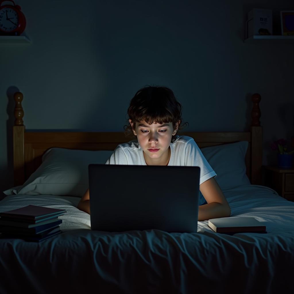 Học sinh học trực tuyến tại nhà trong thời kỳ giãn cách xã hội ảnh hưởng đến sức khỏe tâm lý