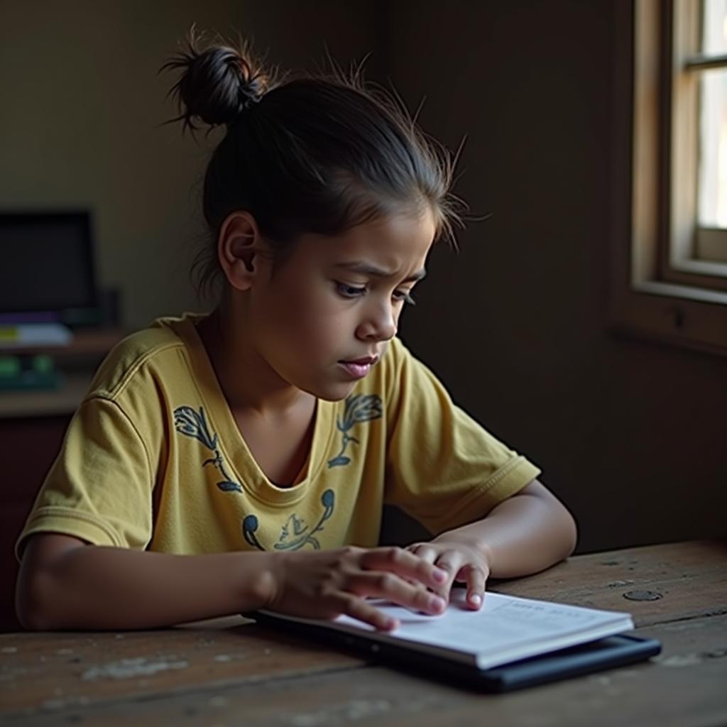 Học sinh vùng nông thôn gặp khó khăn trong học trực tuyến do thiếu thiết bị và kết nối internet