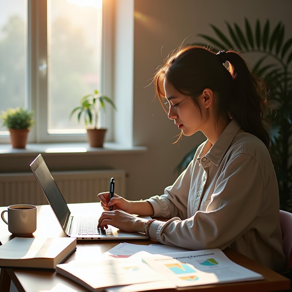 Học viên IELTS luyện viết Task 2 về chủ đề thúc đẩy tinh thần khởi nghiệp ở các nước đang phát triển