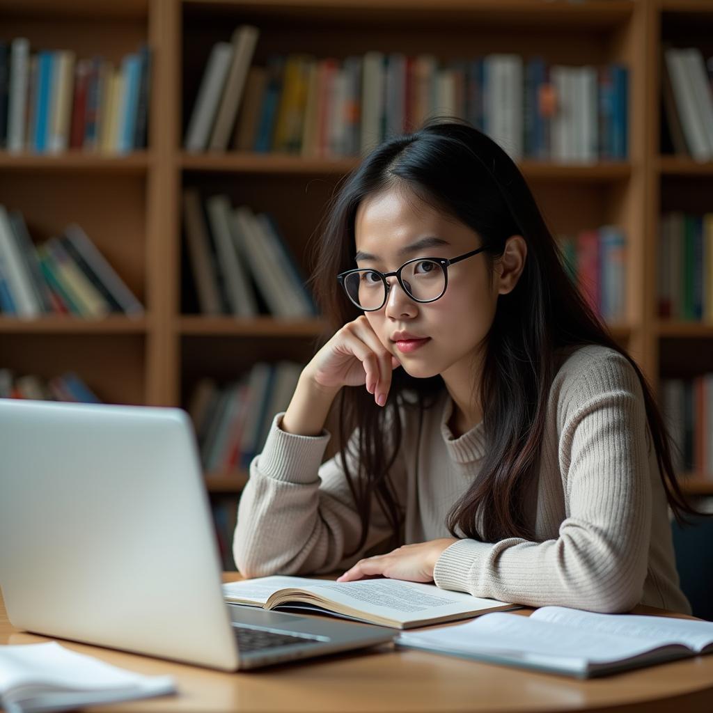 Học viên luyện thi IELTS Reading về trí tuệ nhân tạo và dự đoán khí hậu với tài liệu chất lượng cao