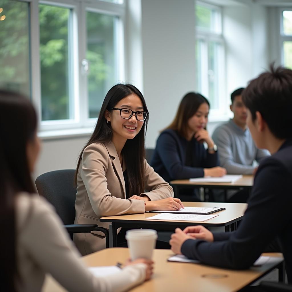 Học viên Việt Nam luyện tập IELTS Speaking Part 1 với câu hỏi về tình huống bất ngờ