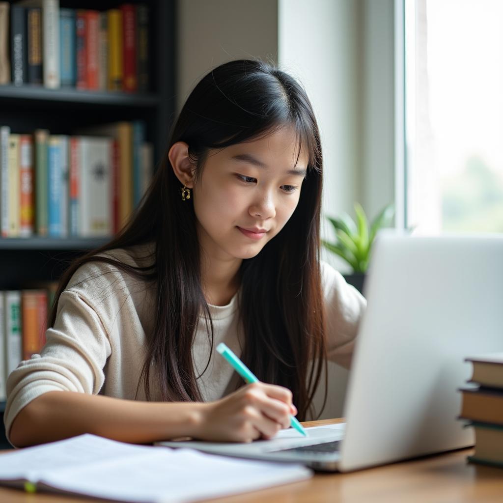 Học viên Việt Nam luyện thi IELTS Writing Task 2 chủ đề năng lượng tái tạo và an ninh năng lượng