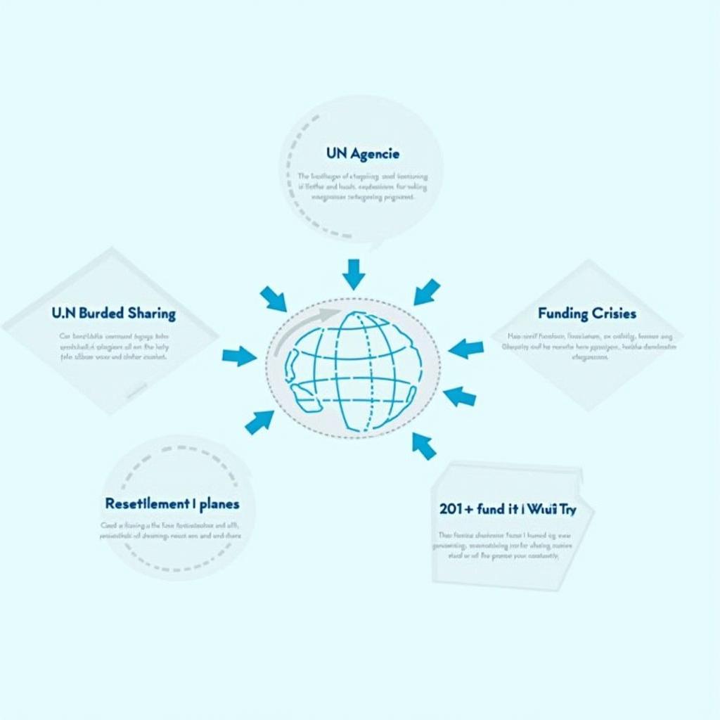 Infographic về How can international cooperation address refugee crises và chiến lược bài mẫu IELTS