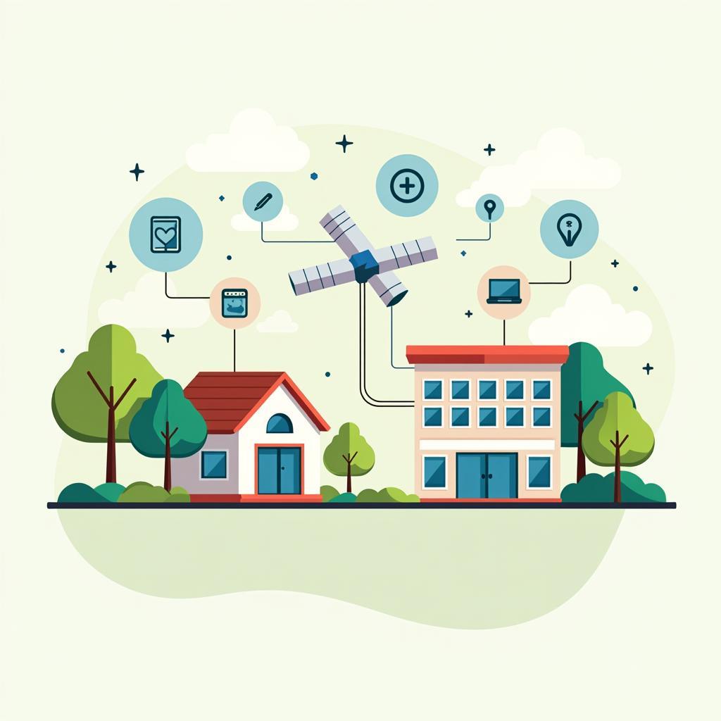 Mô tả vai trò công nghệ trong y tế nông thôn và IELTS Writing Task 2