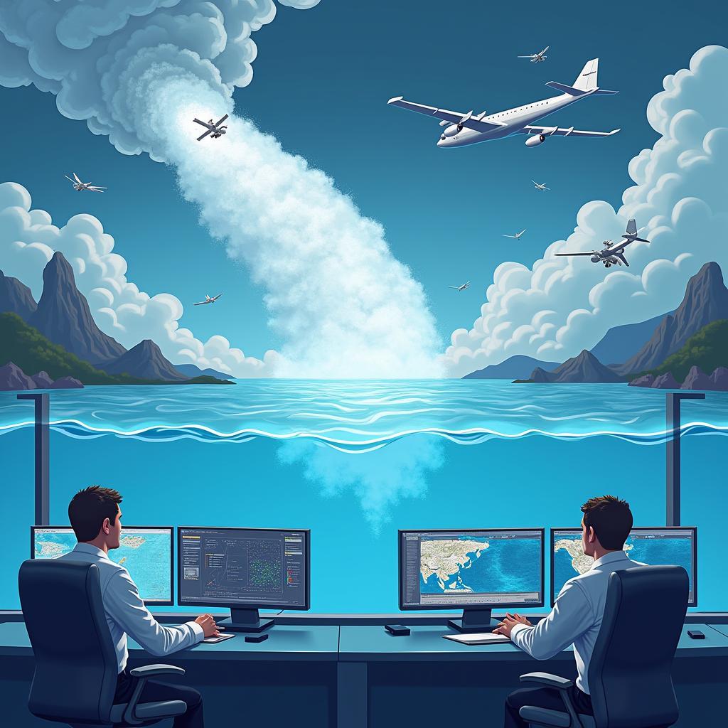 Công nghệ can thiệp bão trong IELTS Speaking về kiểm soát thiên tai